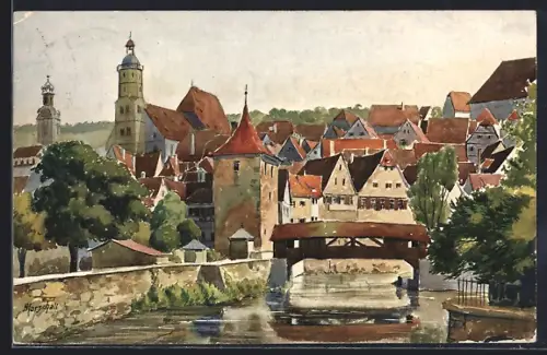 AK Schwäb. Hall, Partie am Sulfersteg