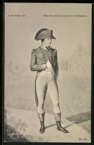Künstler-AK Napoléon dans le parc de la Malmaison