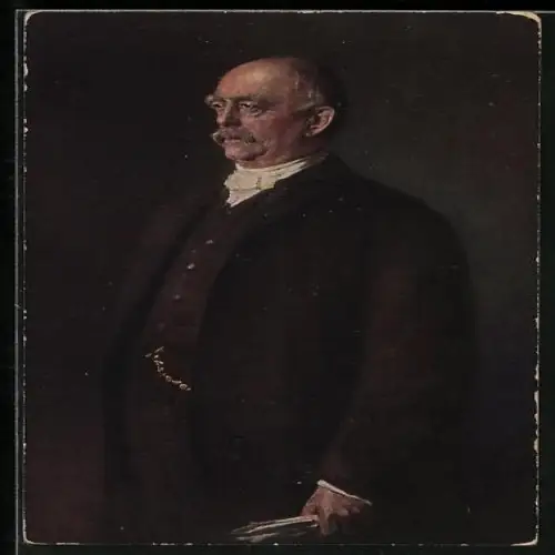 Künstler-AK Fürst Otto von Bismarck im Porträt