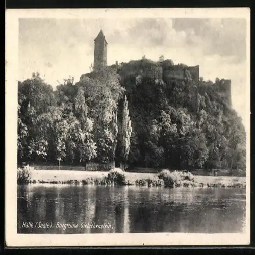 AK Halle /Saale, Burgruine Giebichenstein