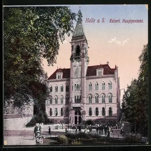 AK Halle a. S., Hauptpostamt