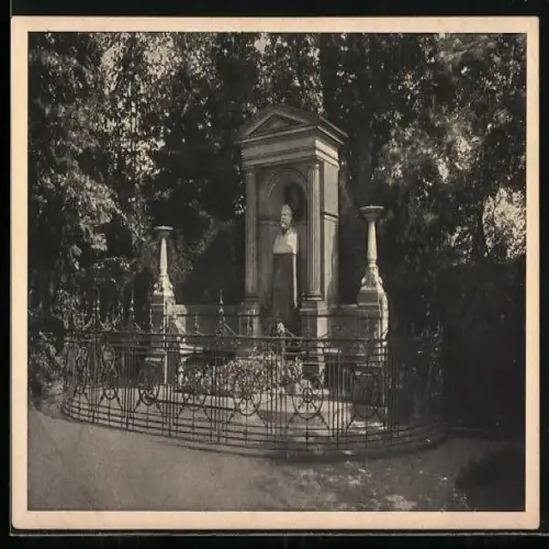 AK Eisenach, Fritz Reuter-Denkmal