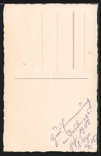 Foto-AK Landwehr-Soldat vom Rgt. Nr. 15 in Uniform