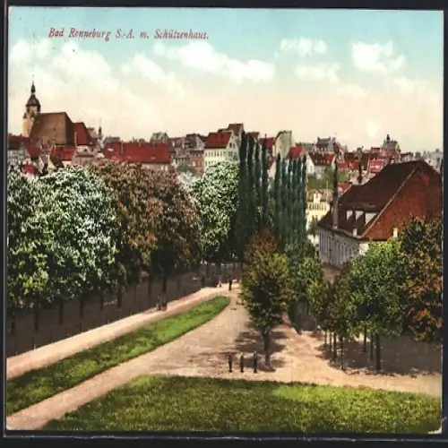 AK Bad Ronneburg /S.-A., Gasthaus Schützenhaus