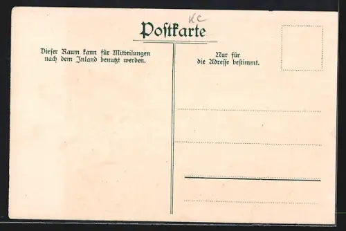 Lithographie Leipzig, Variété Battenberg, Innenansicht