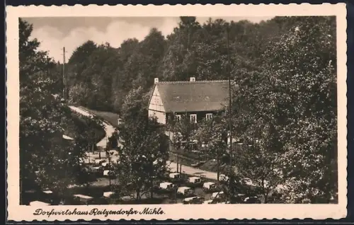 AK Dresden-Pillnitz, Dorfgasthaus Reitzendorfer Mühle im Borsberggebiet