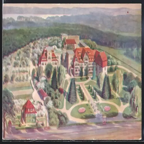 AK Berlin-Zehlendorf, Sanatorium & Klinik Waldfriede, Alsenstrasse 99-100
