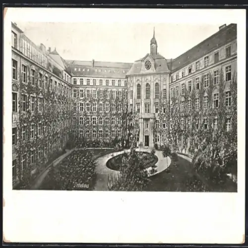 AK Berlin-Schöneberg, Lettehaus, Hof
