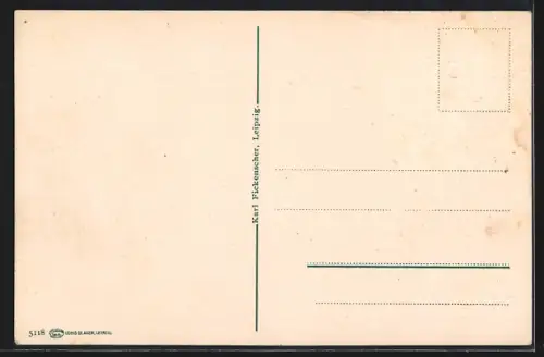 AK Leipzig, Altes Rathaus mit Siegesdenkmal
