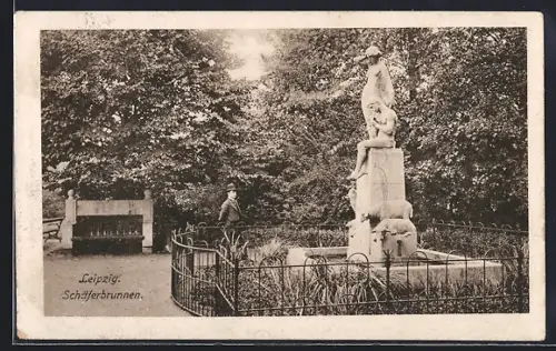AK Leipzig, Schäferbrunnen