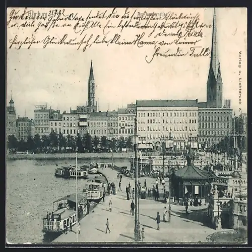 AK Hamburg-Neustadt, Am Jungfernstieg