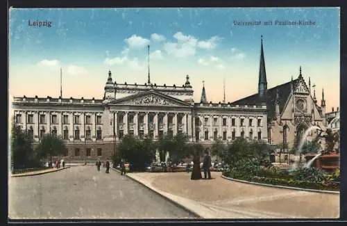 AK Leipzig, Universität mit Pauliner-Kirche