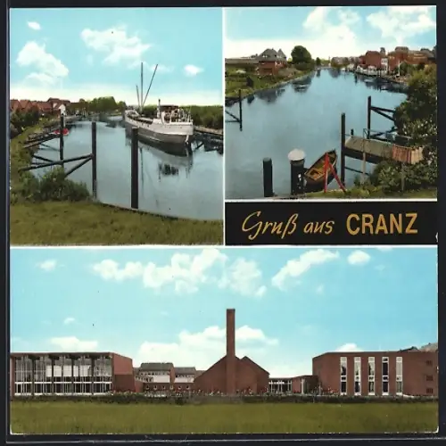 AK Hamburg-Cranz, Ortspartie, Uferpartien
