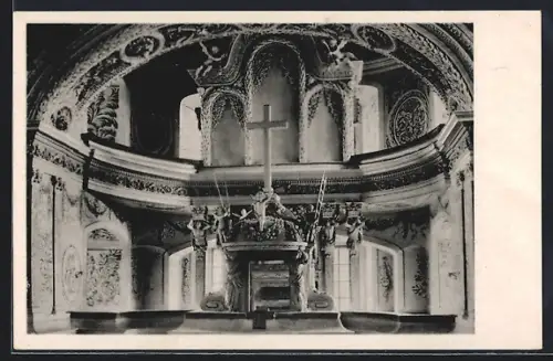 AK Eisenberg i. Thür., Inneres der Schlosskirche