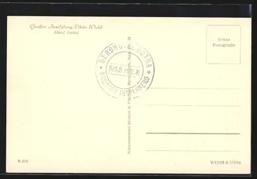 AK Brotterode, Hotel Gotha