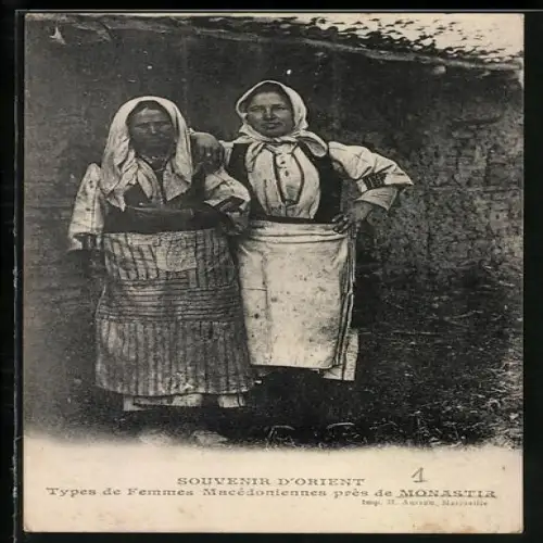 AK Monastir, Types de Femmes Macédoniennes près de Monastir
