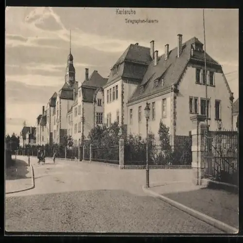 AK Karlsruhe, Telepraphen-Kaserne