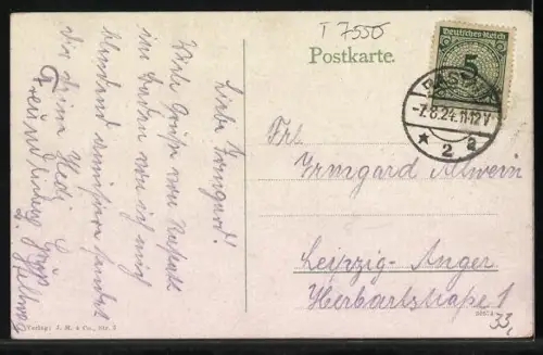 AK Rastatt, Marktplatz mit Schlossstrasse