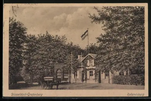 AK Düsseldorf-Grafenberg, Restaurant Rolandsburg