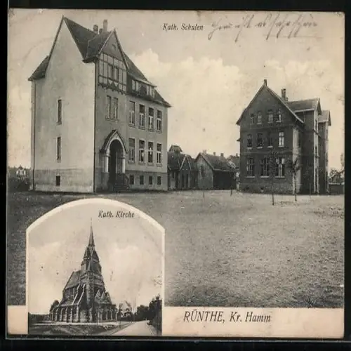 AK Rünthe /Kr. Hamm, Katholische Schulen, Katholische Kirche