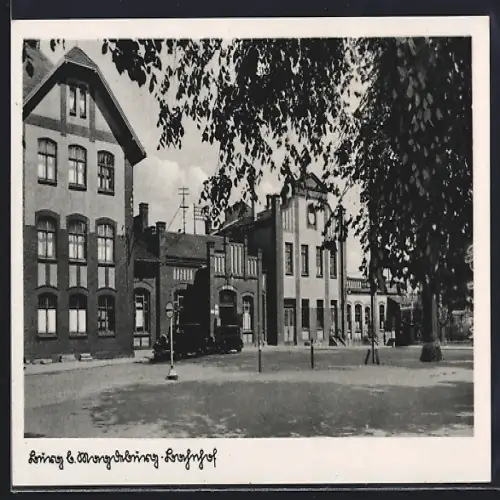 AK Burg bei Magdeburg, Bahnhof