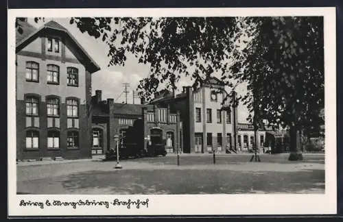 AK Burg bei Magdeburg, Bahnhof