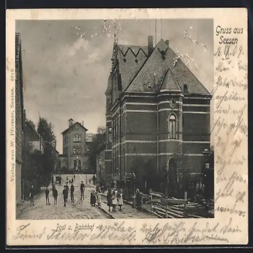 AK Seesen, Post und Bahnhof