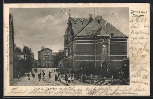 AK Seesen, Post und Bahnhof