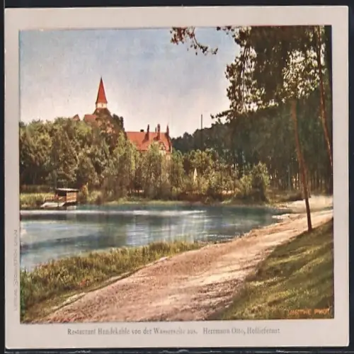 AK Berlin-Grunewald, Restaurant Hundekehle