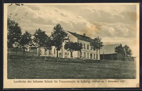 AK Leipzig, Landheim der höheren Schule für Frauenberufe