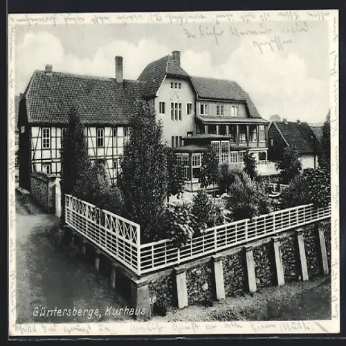 AK Güntersberge, Ansicht des Kurhauses