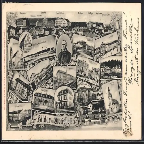 AK Wörishofen, Hotel Victoria mit Kurhaus und Villa Mayser, Hotel Luitpold, Hotel & Bad Kreuzen