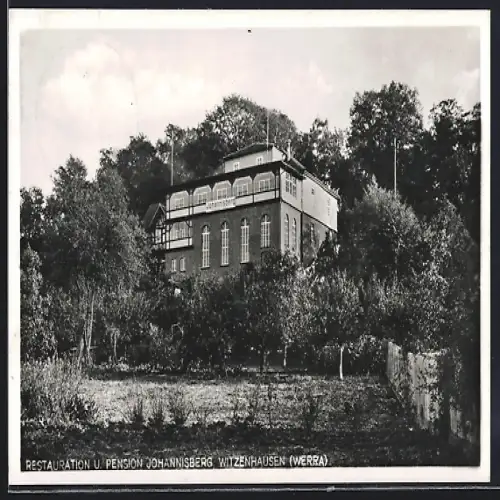 AK Witzenhausen / Werra, Restauration und Pension Johannisberg