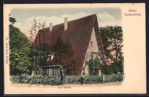 AK Dresden-Zschachwitz, Die alte Schule