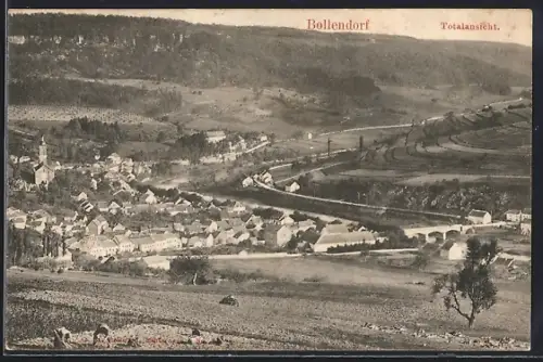 AK Bollendorf, Totalansicht mit Umgebung