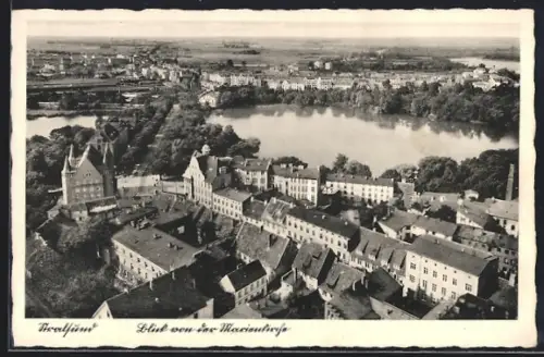 AK Stralsund, Blick von der Marienkirche