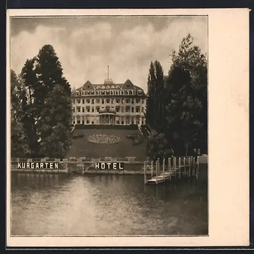 AK Friedrichshafen, Kurgarten-Hotel am Bodensee