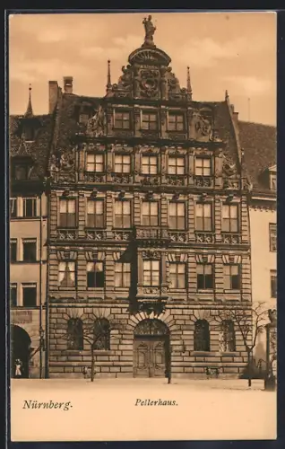 AK Nürnberg, Pellerhaus Frontseite