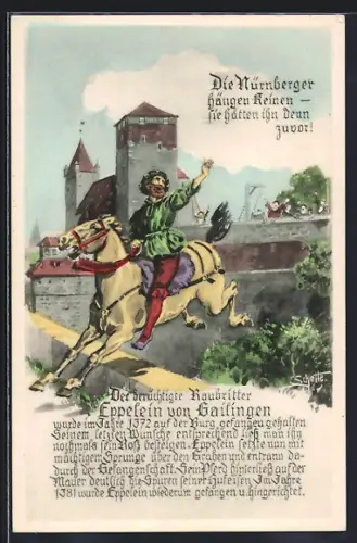 AK Nürnberg, Raubritter Eppelein von Gailingen