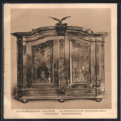 AK Langerfeld, Prachtschrank der Altbergischen Innenkunst