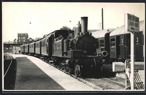 Foto-AK Dampflokomotive No. 2327, französische Eisenbahn
