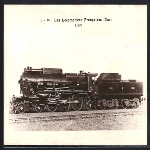 AK Dampflokomotive No. 31243 Nord, französische Eisenbahn