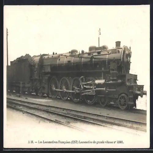 AK Locomotive de grande vitesse No. 41001, französische Eisenbahn