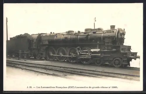AK Locomotive de grande vitesse No. 41001, französische Eisenbahn