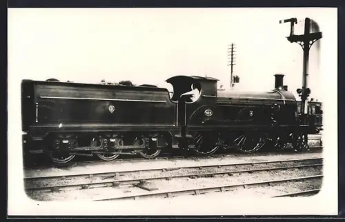 Foto-AK Dampflokomotive No. 444, englische Eisenbahn