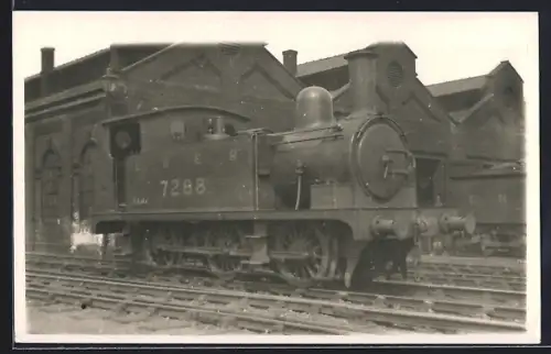 Foto-AK Dampflokomotive No. 7288 LNER, englische Eisenbahn
