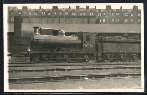 Foto-AK Dampflokomotive No. 9674 LNER, englische Eisenbahn