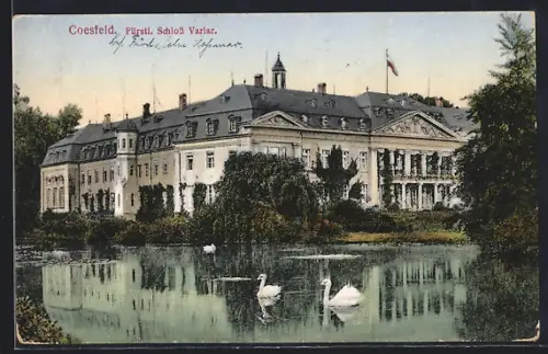 AK Coesfeld, Schloss Varlar vom Wasser aus