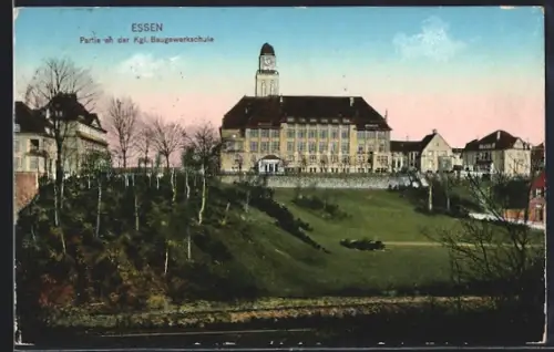 AK Essen, Partie an der Kgl. Baugewerkschule