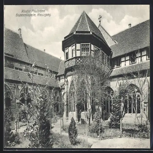 AK Kloster Maulbronn, Brunnenkapelle, Kreuzgang